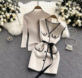 Kyle Warm Dress ( Off White Tone)